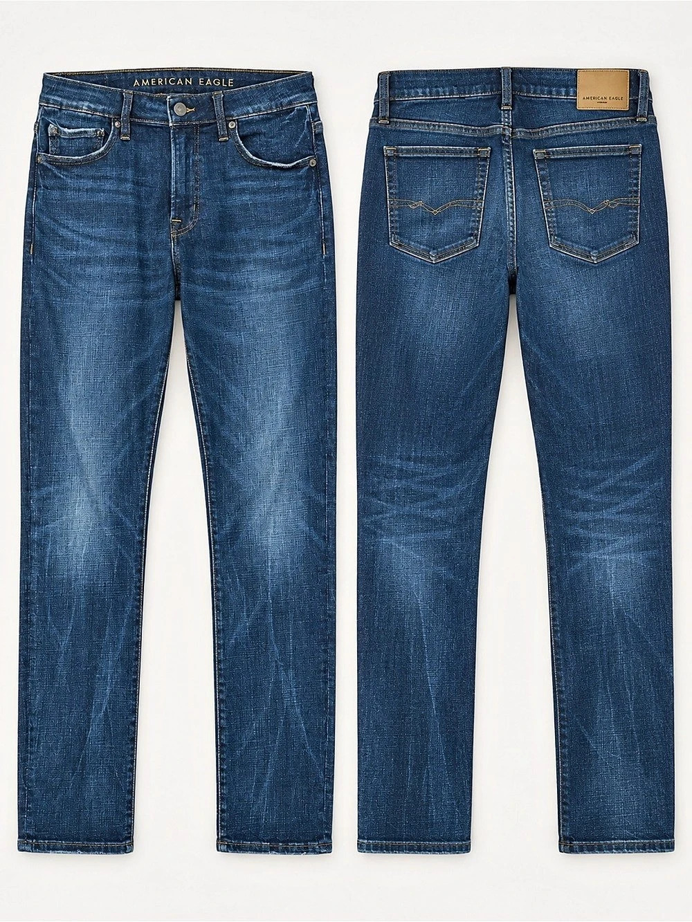 American Eagle Dark Wash Slim Straight | Ne(x)t Level Flex Men’s Jeans 32x32